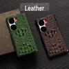 iQOO Neo7 SE Leather Case: Crocodile Skull Half-Cover Racing Design