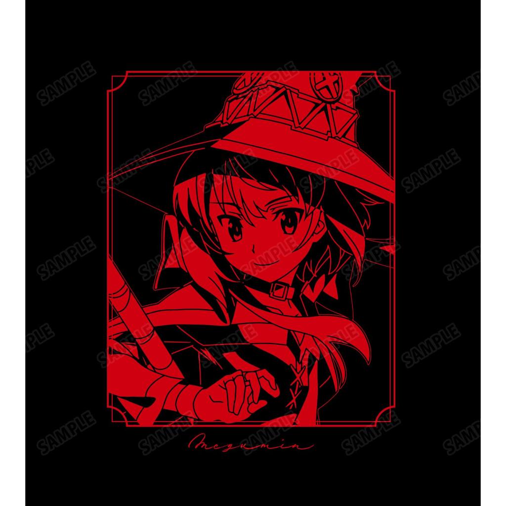 TV Anime "KonoSuba: God's Blessing on this Wonderful World! 3" Megumin Back Print Zip Hoodie Women's Size L