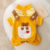 Four Seasons Four-legged Dog Clothing Denim Overalls Bigbear Teddy Small and Medium Puppy Cat Universal Pet Clothing
