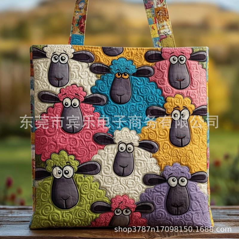 3D Printed Tote Bag Crossbody Women 600D Oxford Fabric Fashion Handbag