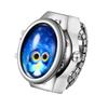 JEWELRYWE Women's Owl Ring Watch, One Size Fits All: Cute Analog Waterproof Quartz Watch with Alloy and Stainless Steel Movement, Silver - Perfect for