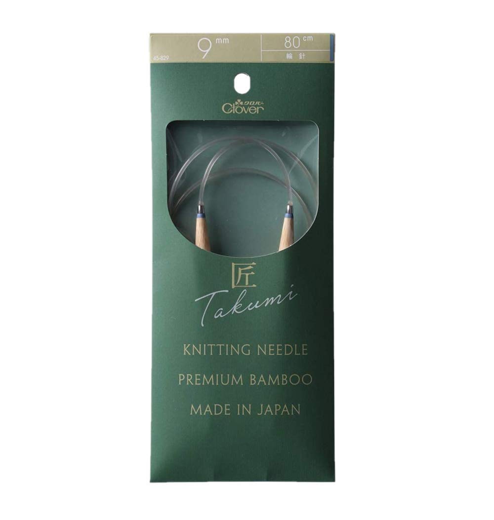 Clover Takumi Circular Needles S 80cm Jumbo 9mm CL45-829