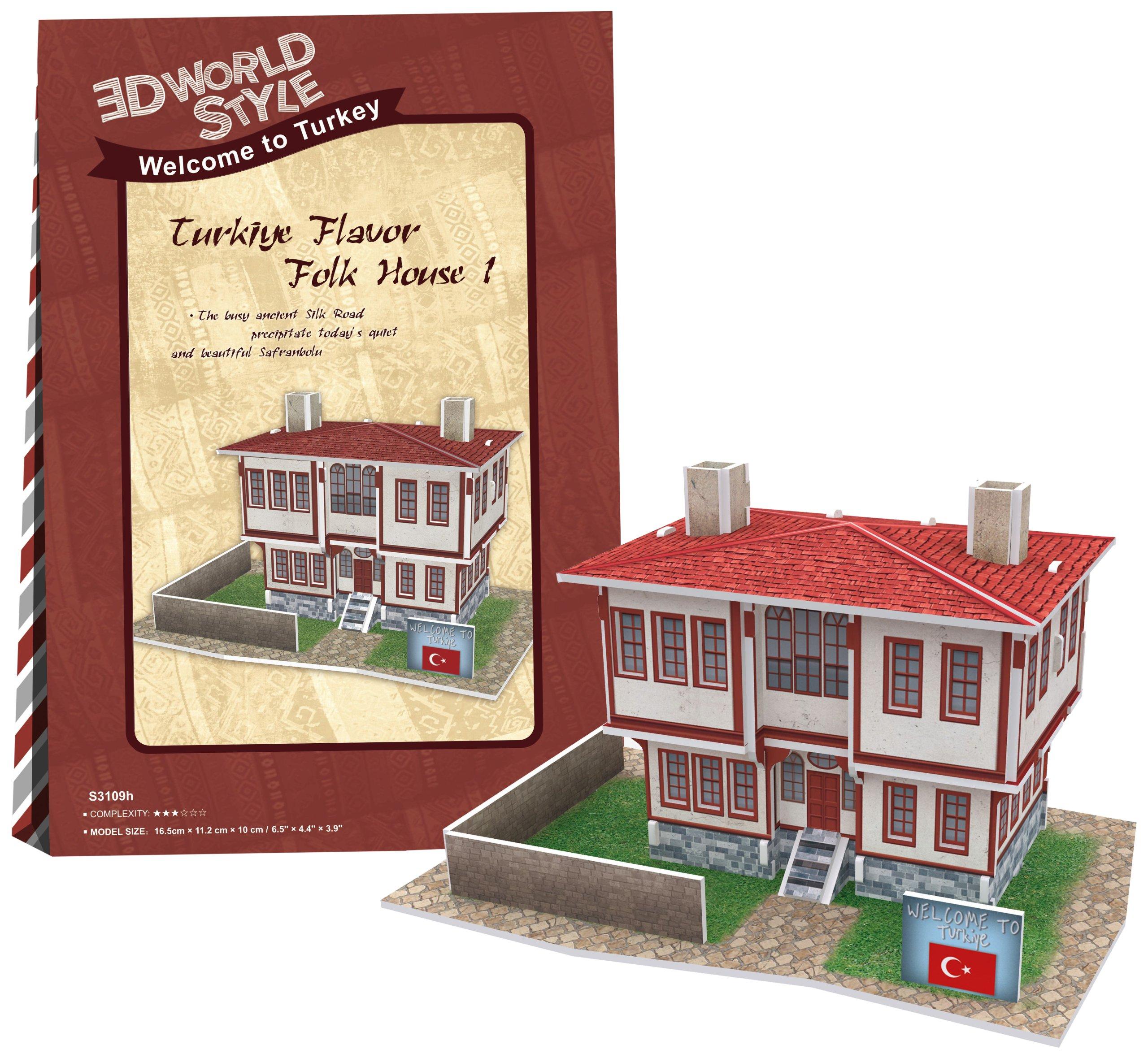 

3D World Style Series House1 Puzzle W3109h 26-Piece