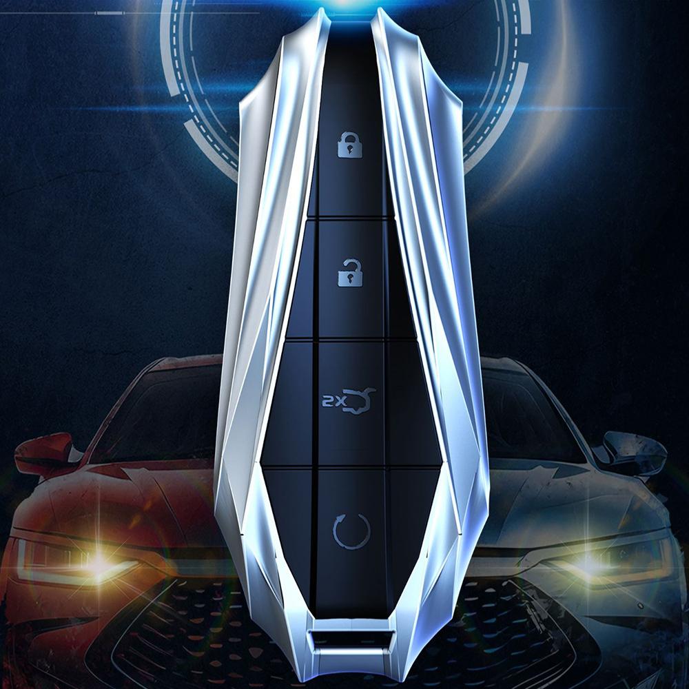 Zinc Alloy Car Key Case Cover For Byd Song Pro Plus Max Dmi Ev Seal Dolphin Remote Control Key Auto Accessories