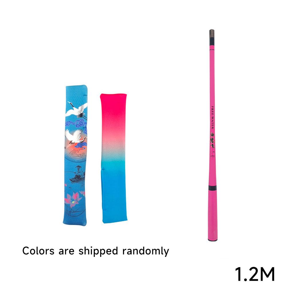 1Pc Ultra Short Portable 40CM Stream Rod Carbon Fiber Fishing Rod Telescopic Micro-objects Ultra-light and Hard 1.2/1.5/1.8/2.1M