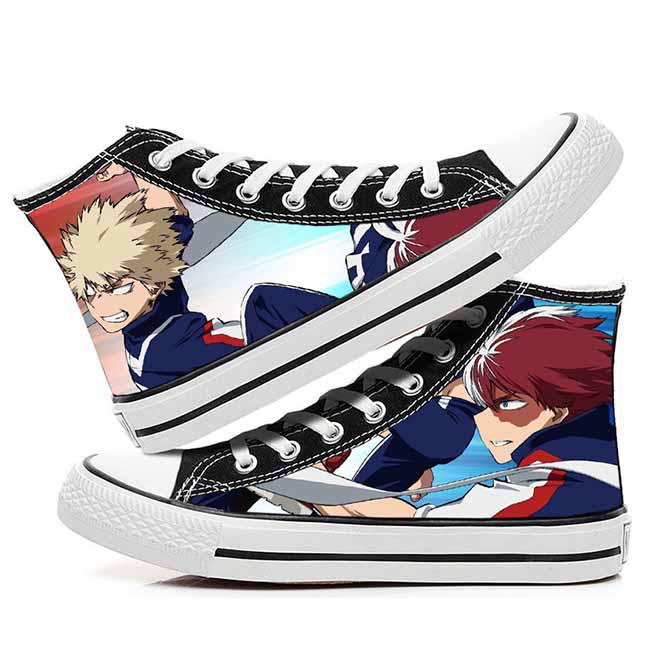 

Аніме My Hero Academia Cosplay Casual Graffiti High Help Canvas Shoes Cos Hip Hop Student Shoes 40