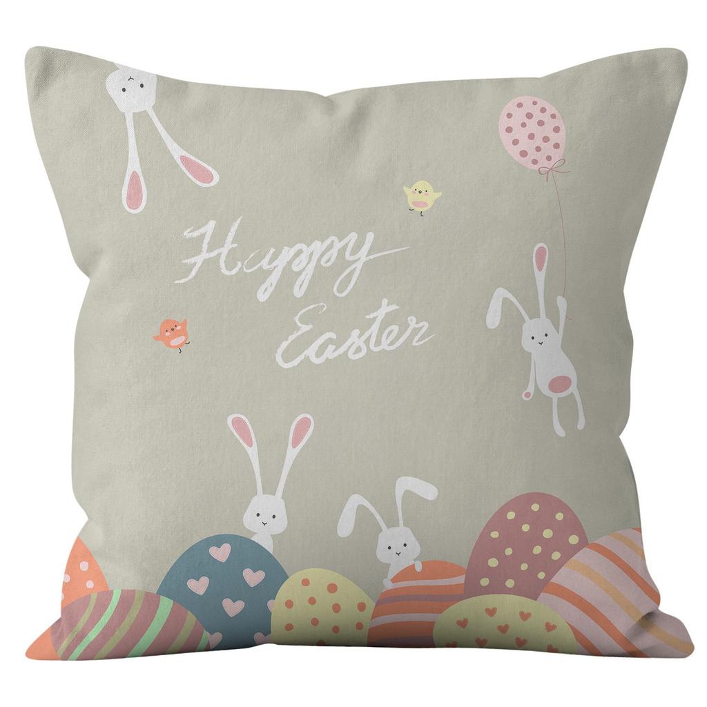 Easter Bunny Pillow Cover Home Pillow Cover