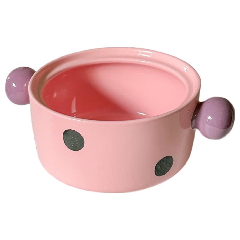 Linpan Cute Polka Dot Instant Noodle Bowl