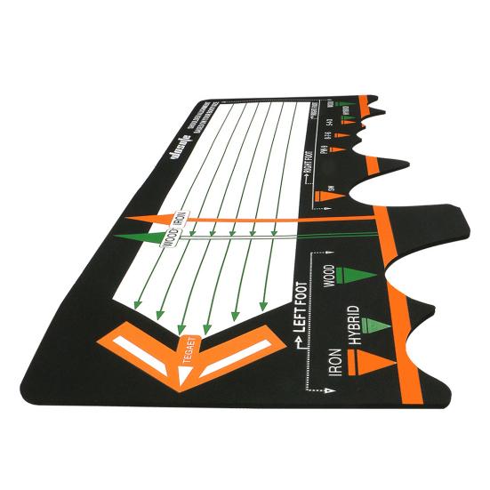 Golf Station Board Korektivní držení těla Skládací Golfový švih Trenér Cvičební podložka Tréninková podložka pro milovníky golfu