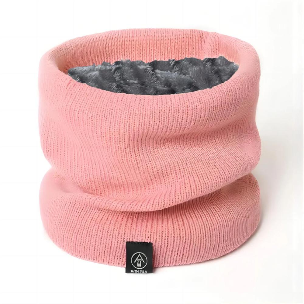Winter Warm Knitted Neck Scarf For Women Men Plush Full Mask Outdoor Cashmere Solid Color Neck Scarves Thick Apparel Accessories