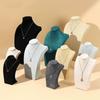 Portrait Jewelry Collection Rack Mannequin Bust Jewelry Display  Necklace Earrings Rings Pendant