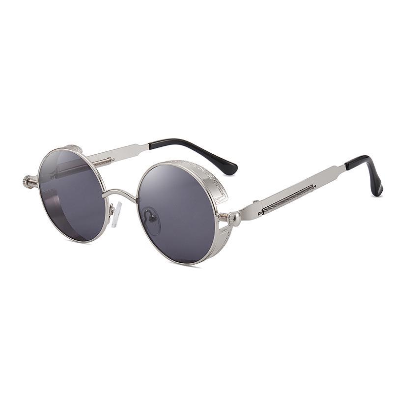Retro Punk Cross-Mirror Sunglasses: Stylish Hip-Hop Eyewear for Men and Women