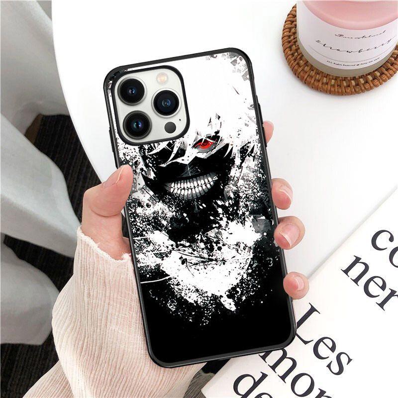 Soft Funda Tokyo Ghoul Anime Kaneki Ken Phone Cover For Iphone 14pro 11pro 12 13pro Max 5 6s Xs 7 8plus SE Xr 12mini Coque Cases