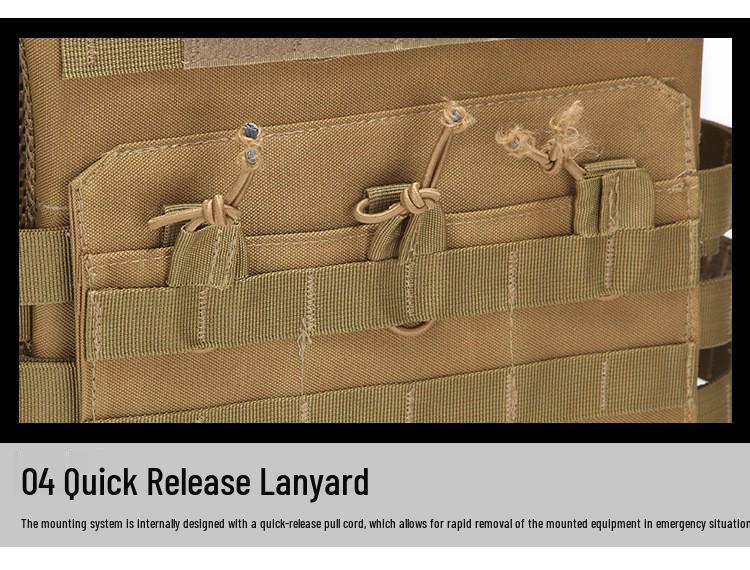 JPC Lightweight Tactical Camouflage Vest for Outdoor and Cosplay Activities