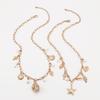Fashion Pearl Tassel Necklace Ocean Style Starfish Shell Pendant Beachwear Neck Decoration For Women