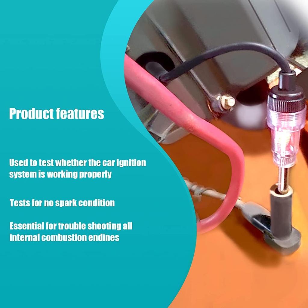 2023 Repair Tools Ignition System Coil Engine Test Car Spark Plug Tester In-Line Igniton Spark Tester Autos Diagnostic Test Tool
