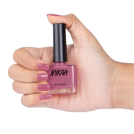 Nykaa Nail Enamel, Matte Finish, Rustic Rose -264, 15 Ml