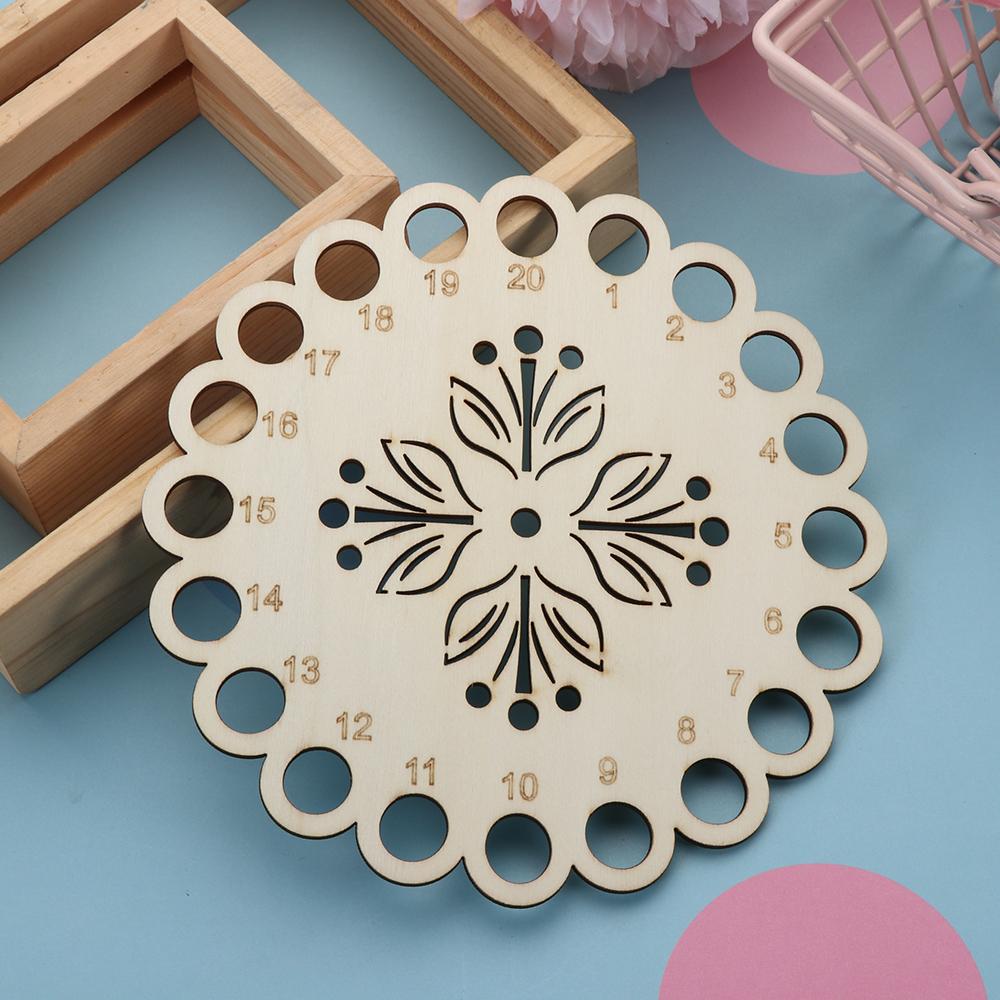 Household Wood Needle Arts Embroidery Floss Organizer Thread Holder Cross Stitch Storage Tools