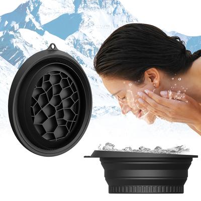 Faltbare Silikon-Eisbadschale fürs Gesicht – Kältetherapie gegen Gesichtsschwellungen – Tragbares Kryo-Hautpflegegerät für unterwegs – Beauty-Schale für die Gesichtspflege