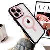 Luxury Transparent Hard Case For iPhone17 Air 16 15 14 13 12 11 Pro Max Plus Magsafe Wireless Charge Camera Lens Cover