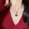 2023 Christmas Tree Pendant Necklace: Festive Women's Sweater Chain & Clavicle Accessory