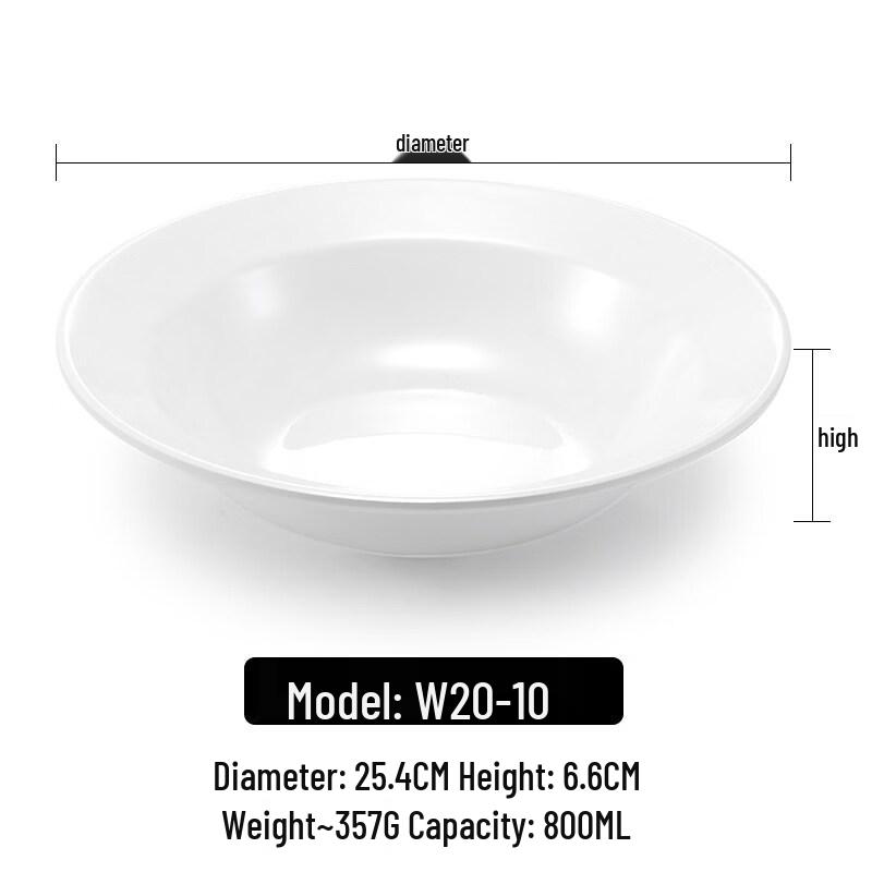 Yipan Cartoon Melamine Imitation Porcelain Deep Serving Bowl