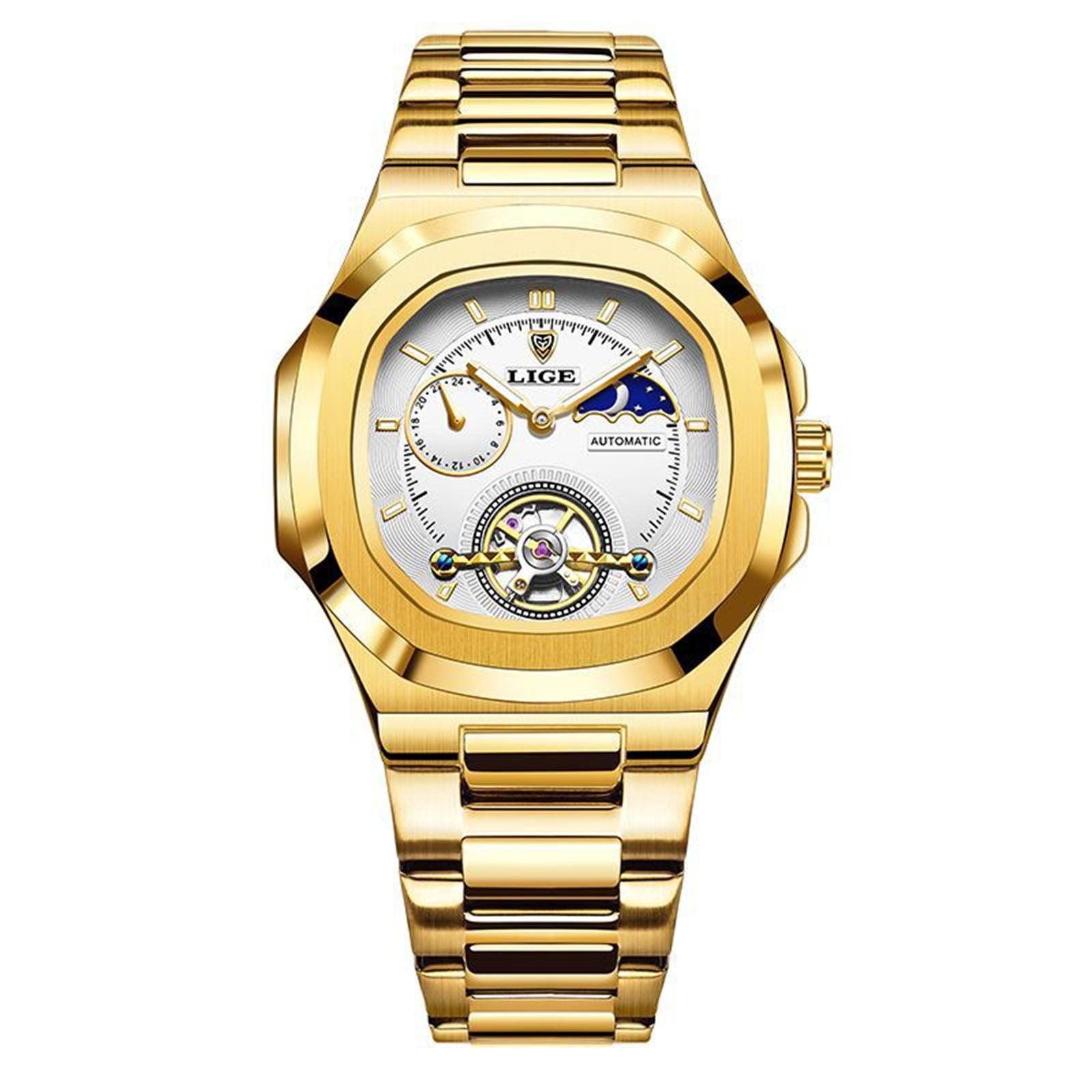 

Мужские водонепроницаемые светящиеся наручные часы-будильник для бега One Size