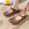 Sandali estivi alla moda da donna - Scarpe da spiaggia e da esterno con suola morbida antiscivolo