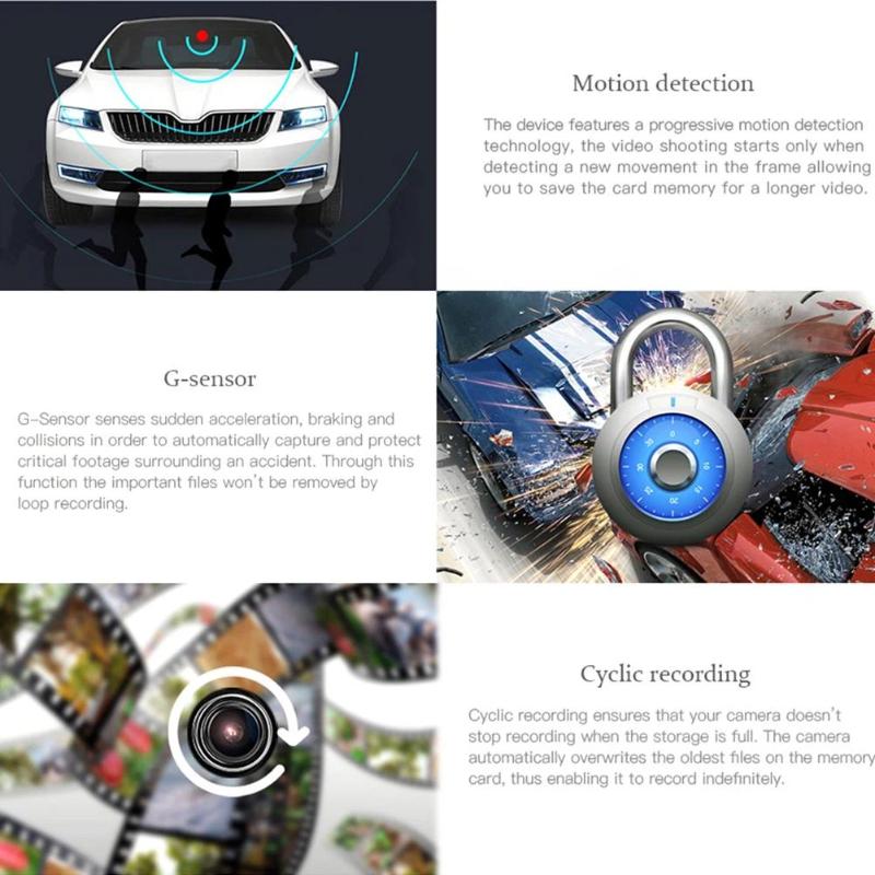 2-in-1 All-in-One Auto Dash Camera Built-in Anti-Laser Speed Radar Alert, Supports 720P High Definition Video Capture