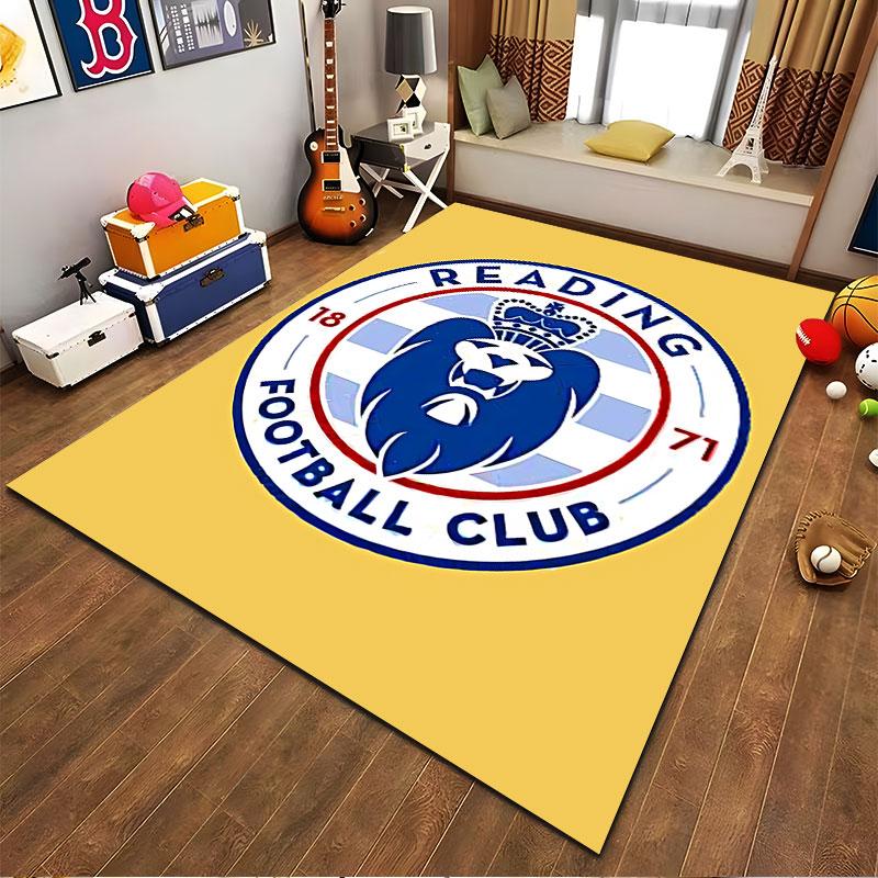 Reading FC Logo Carpet Suitable As a Non-slip Mat for the Living Room or Bedroom Sofa