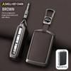 Metal Car Smart Remote Key Case Full Cover Protection Holder Shell for Volvo Polestar 2 Polestar 3 2023 2024 Keyless Keychain