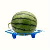 10pcs Durable Blue Plastic Watermelon Support Tray-Anti-Corrosion, Solid Design, Suitable for Garden and Farm Fruit Display, Per