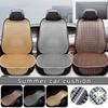 Summer Cool Ice Silk Car Cushion Seat Covers Universal Luxury Car Interior Non Slip Breathable Front Rear Cushion With Backrest