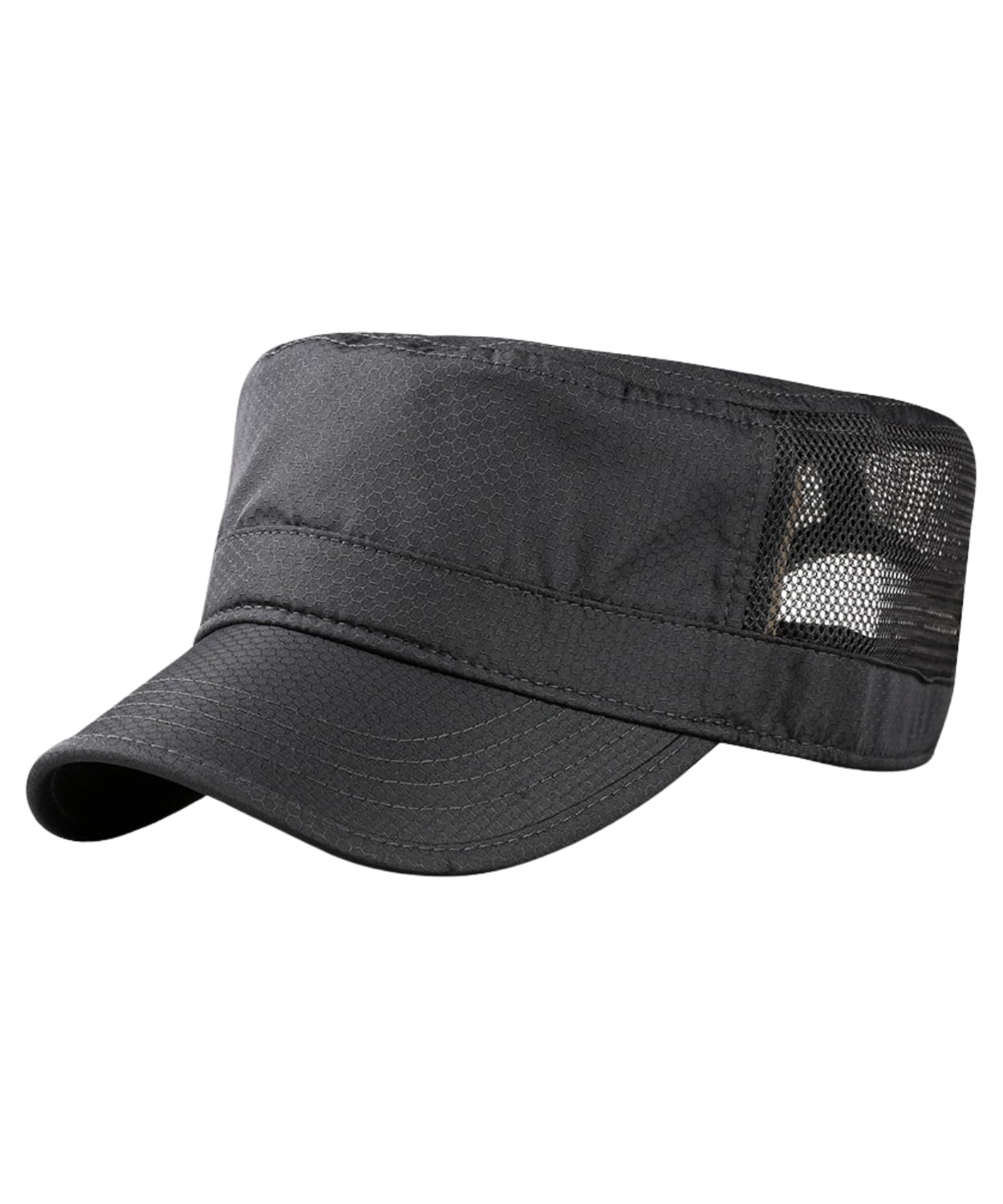 

Сетчатая летняя кепка с плоским верхом для работы с защитой от УФ-излучения [Lunenon Soleil] мужская, дышащая, шляпа, защита, кепка, легкая, для улицы, (JP, Алфавит, XL, серый