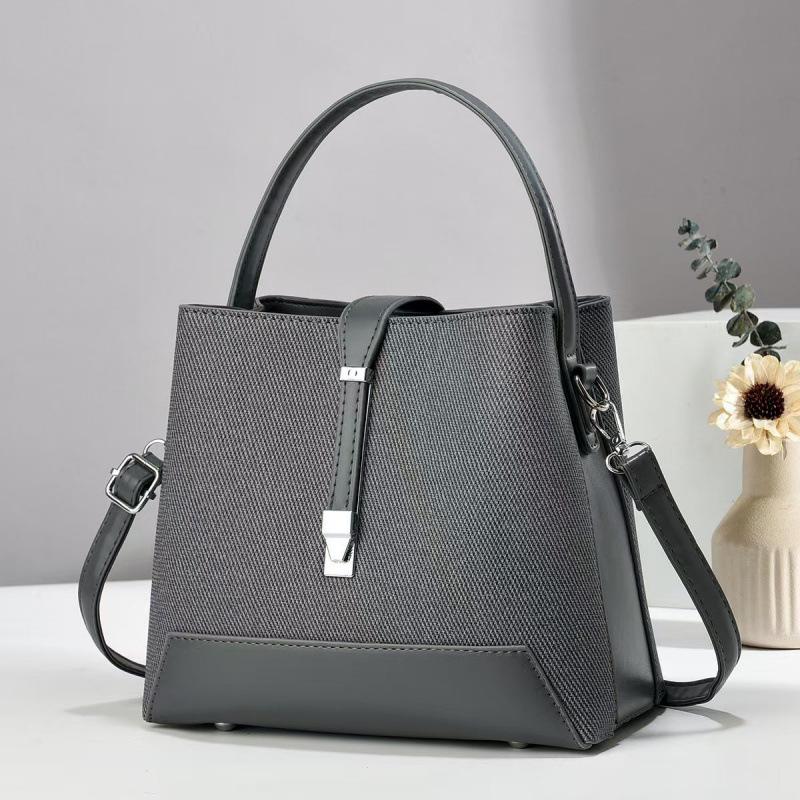 Bucket bag handbag Korean version texture shoulder oblique span bag women's fashion
