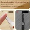 Diamond Design Unbox Knife Safety Round Head Cutter Magnetic Carton Box Cutter for Opening Package Letter Utility Knife