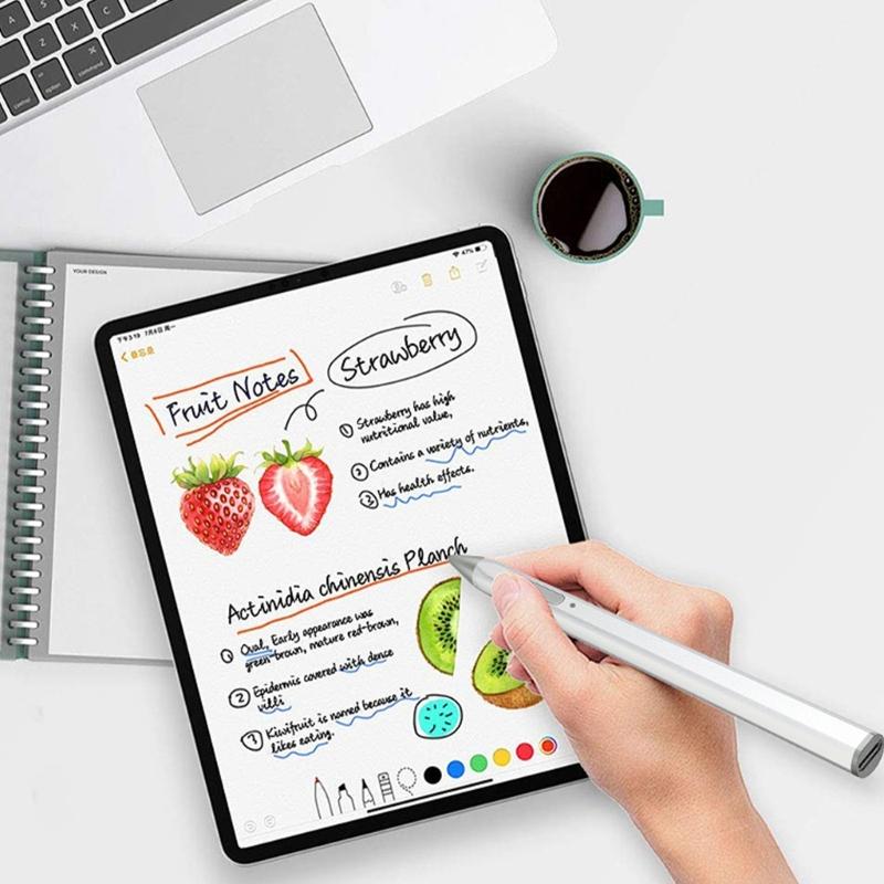 Precise Capacitive Pen Pressure Sensitivity Touch Pen For Laptop With Magnetic Adsorption Palms Rejection Technology