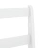 4 Piece Dining Set PANAMA White Solid Pine Wood