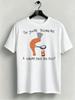 1pc Mens Graphic T Shirt Funny Shrimp Fried Rice Chef Graphic Short Sleeve Crew Neck