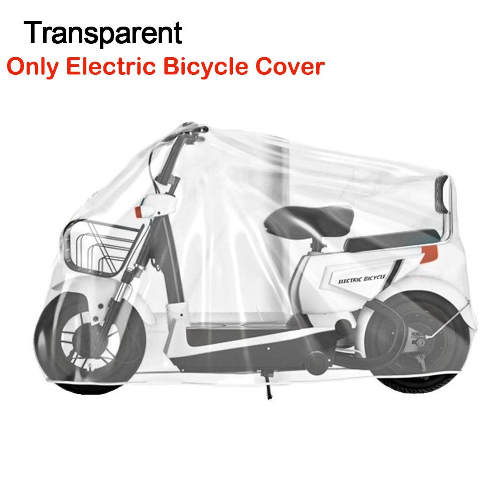Dust Proof Waterproof Cover Transparent Electric Bicycle Cover New Motorcycle Cover