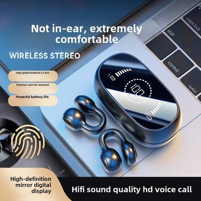 Bluetooth Headphones Fine Digital Display Does Not Reach The Ear Super Good Sound Quality Noise Cancelling Headphones