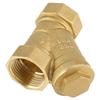 1 Connettore Valvola Filtro Colino a Y in Ottone con Filettatura Femmina BSPP