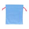 Sanrio HANAMARUOBAKE Sagara Embroidered Drawstring Bag Blue (Pastel Sweets Pop)