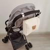 Quilted Cotton Pram Storage Bag Bear Mommy Bag Stroller Organizer Bag  Baby Stroller Accessories