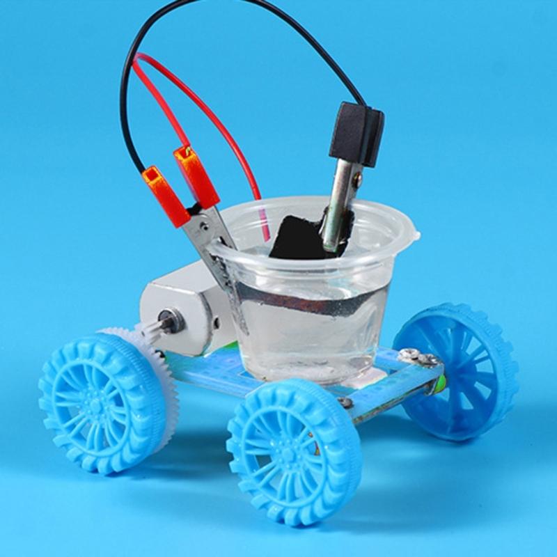 Saltwater Power Generation Vehicle Experiment Set Hands On Assembly Toy Kids Learning Toy for School Classroom Teaching