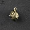 1Pcs Brass Copper Cute Little Pig Good Luck Tinkle Bell Charm for Bracelet & Anklet Jewelry Accessory Making & Pendant for Pet