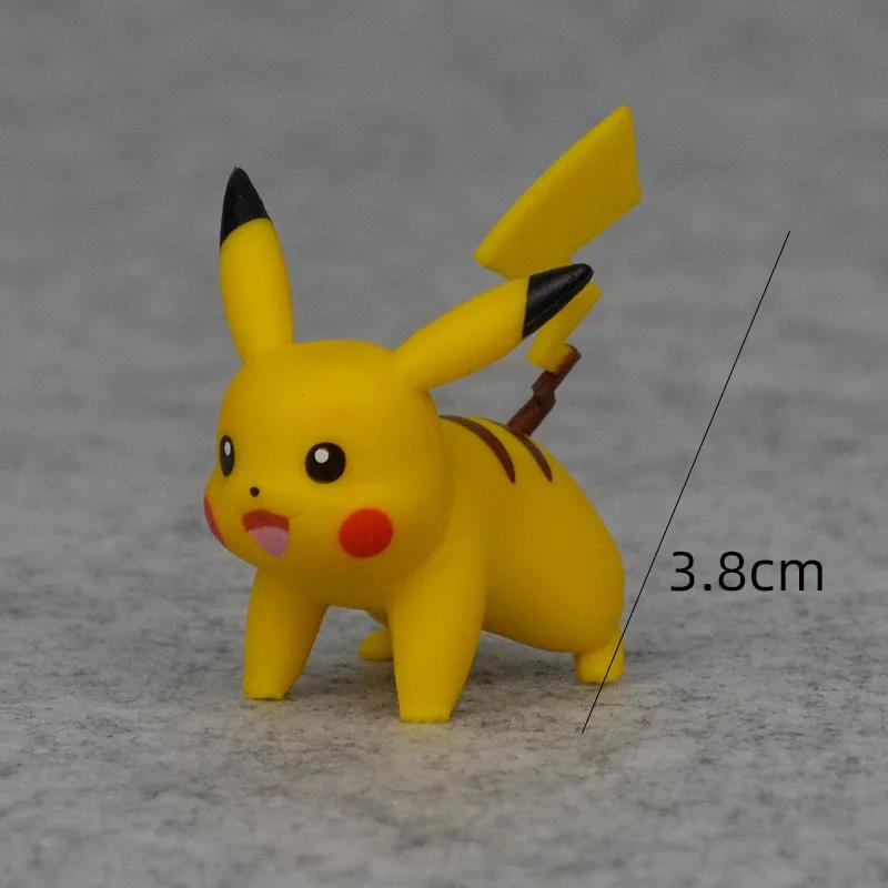 Tiny Figure Kids Birthday Gift Present Creative DIY Toys Playsetss Battle Monster Elf Scale Ratio Model Psyduck Piplup Mew Mewtwo Anime Decor
