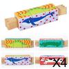 Rotating Wooden Puzzle Block Educational Toy Toddler Puzzles Imagination Games