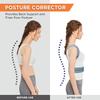 Vissco Posture Aid, Posture Corrector To Correct Posture and Ease Pain, Skin Friendly & Breathable Material, Adjustable Strap for Men & Women - L