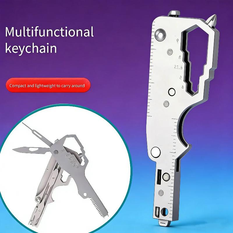 Mini Multifunctional Keychain Edc Tool Knife Sim Card Ejector Pin Screwdriver Emergency Repair Tool For Outdoor And Home Use